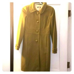 JCREW green peacoat